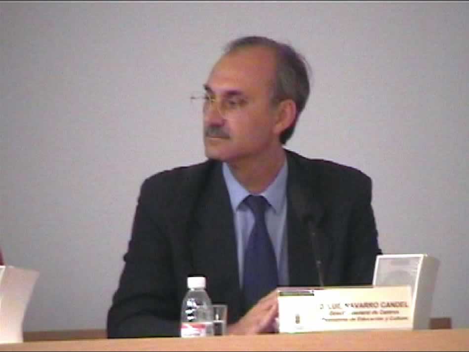 D. Luis Navarro Candel, Director General de Centros de la Consejera de Educacin y Cultura